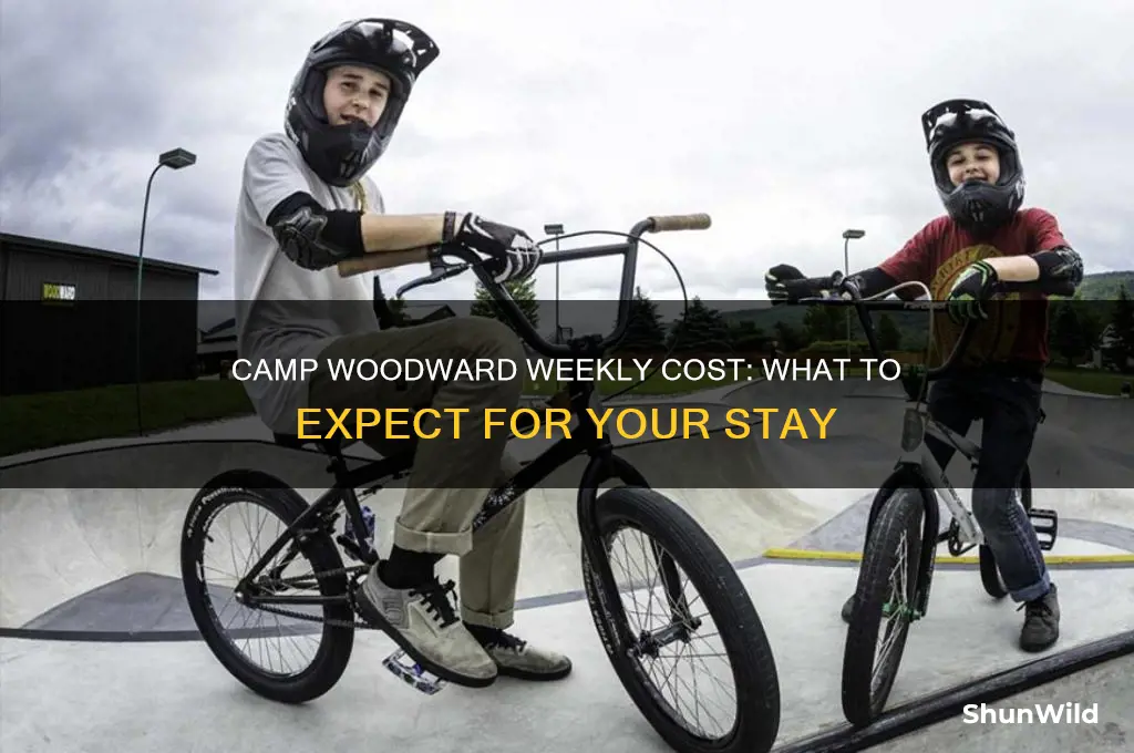 how much is camp woodward for a week