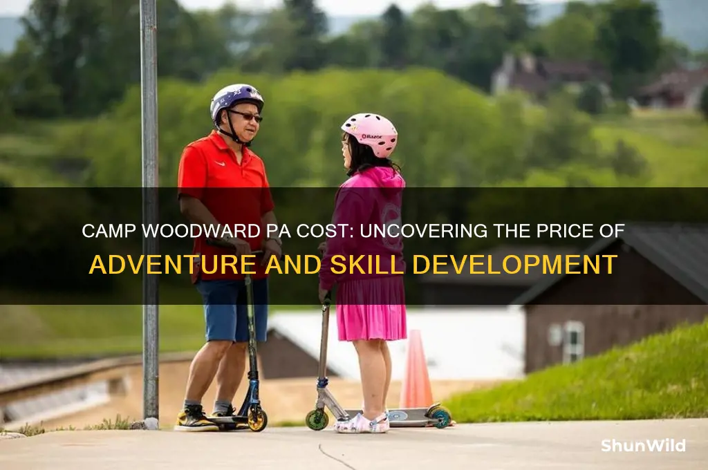 how much is camp woodward pa