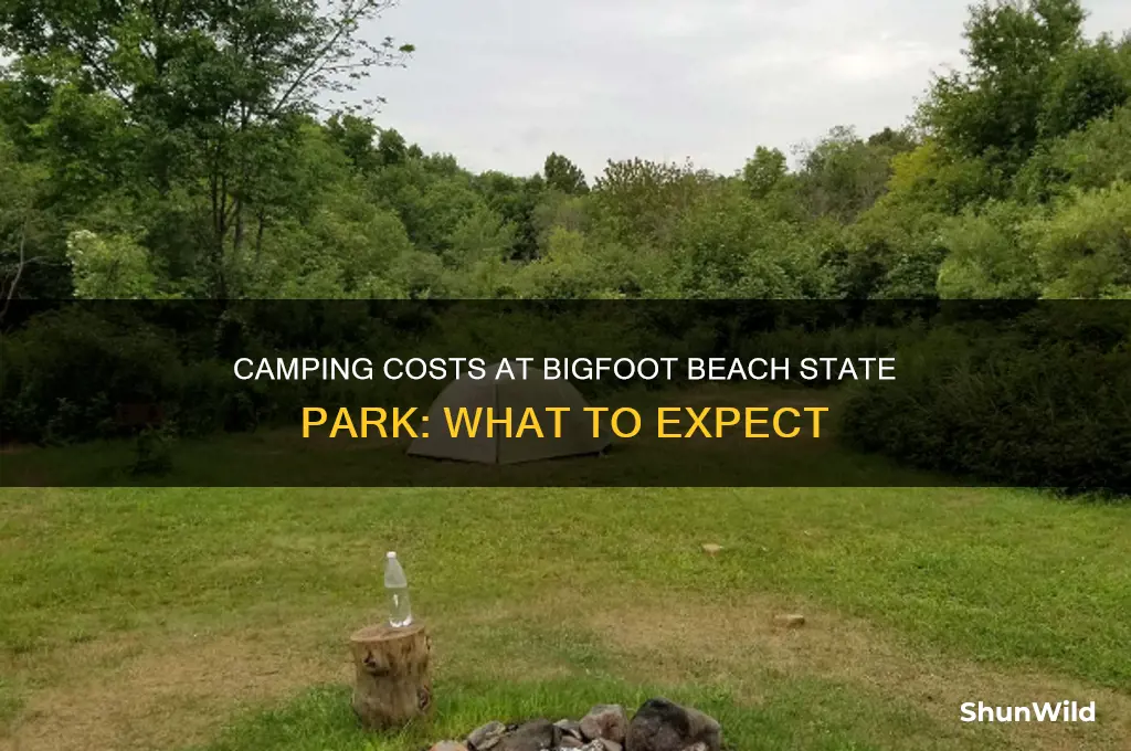 how much is camping at bigfoot beach state park
