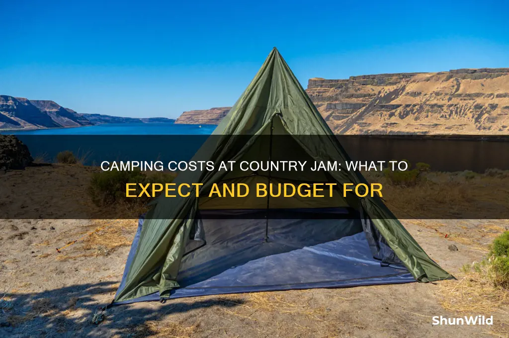 how much is camping at country jam