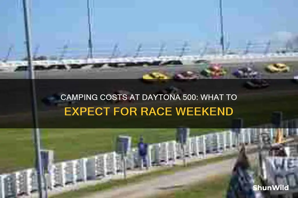 how much is camping at daytona 500