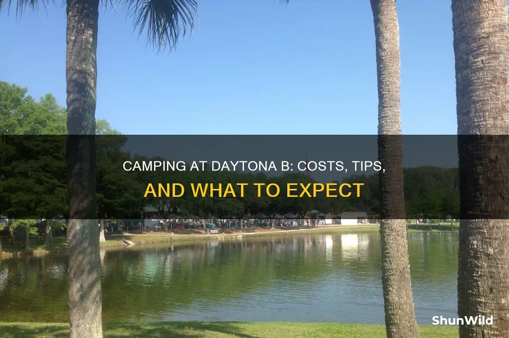 how much is camping at daytona b