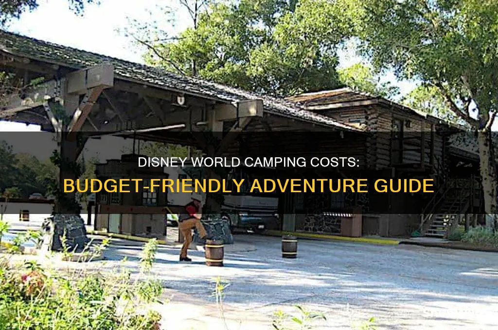 how much is camping at disney world