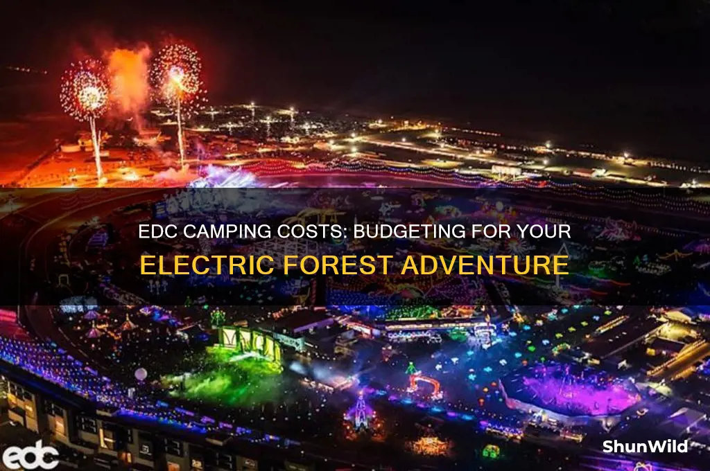 how much is camping at edc