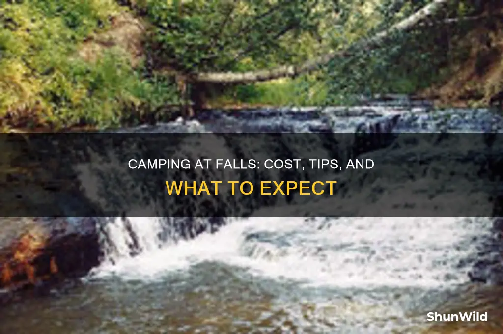 how much is camping at falls