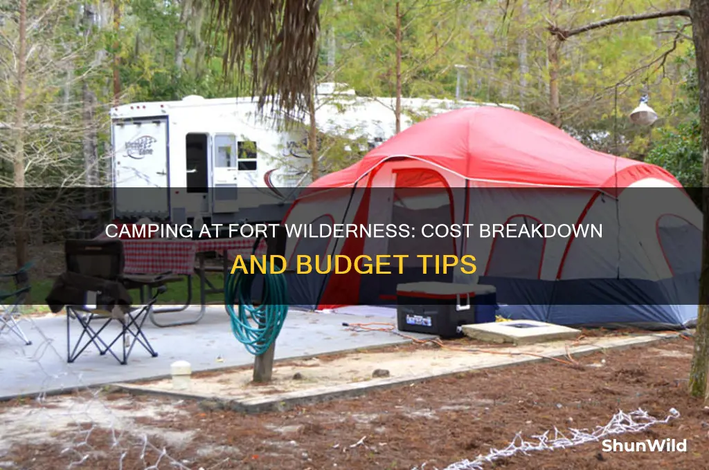 how much is camping at fort wilderness