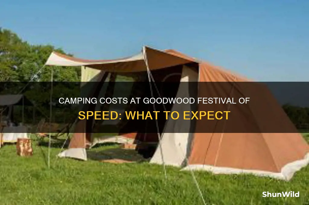 how much is camping at goodwood festival of speed