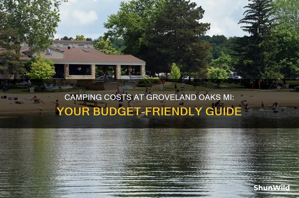 how much is camping at groveland oaks mi
