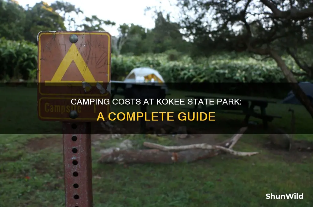 how much is camping at kokee state park