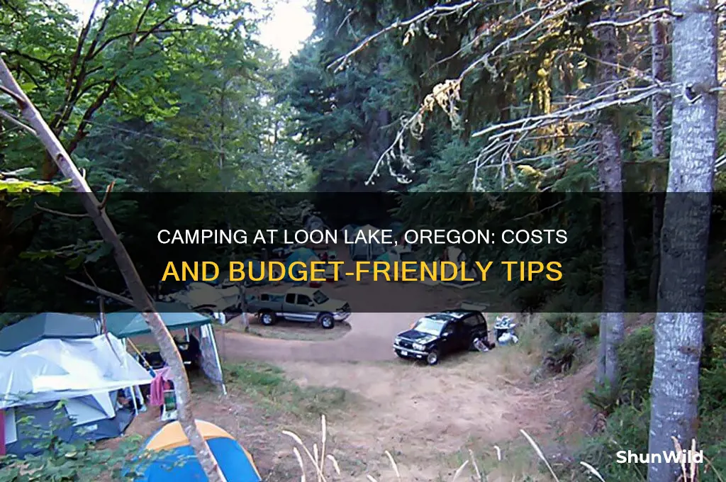 how much is camping at loon lake oregon