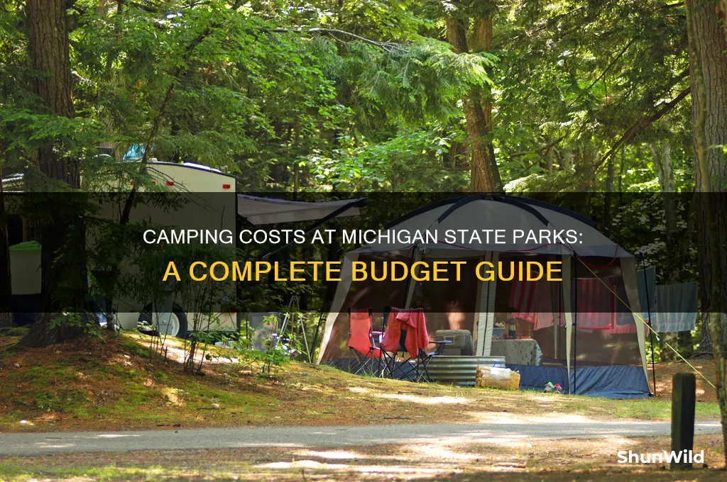 how much is camping at michigan state parks