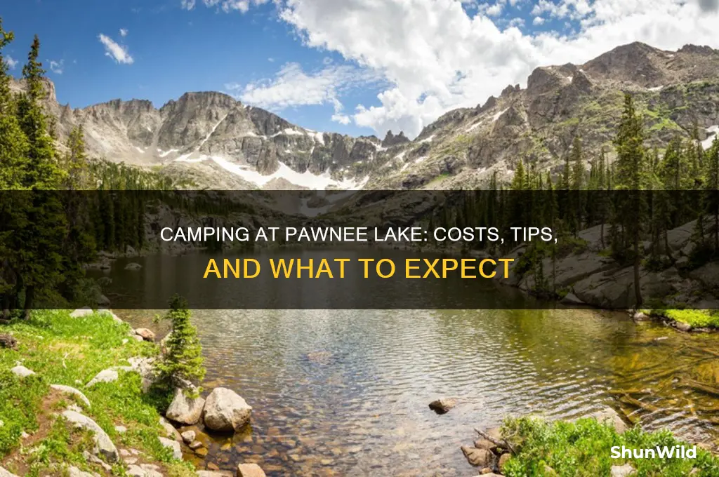 how much is camping at pawnee lake