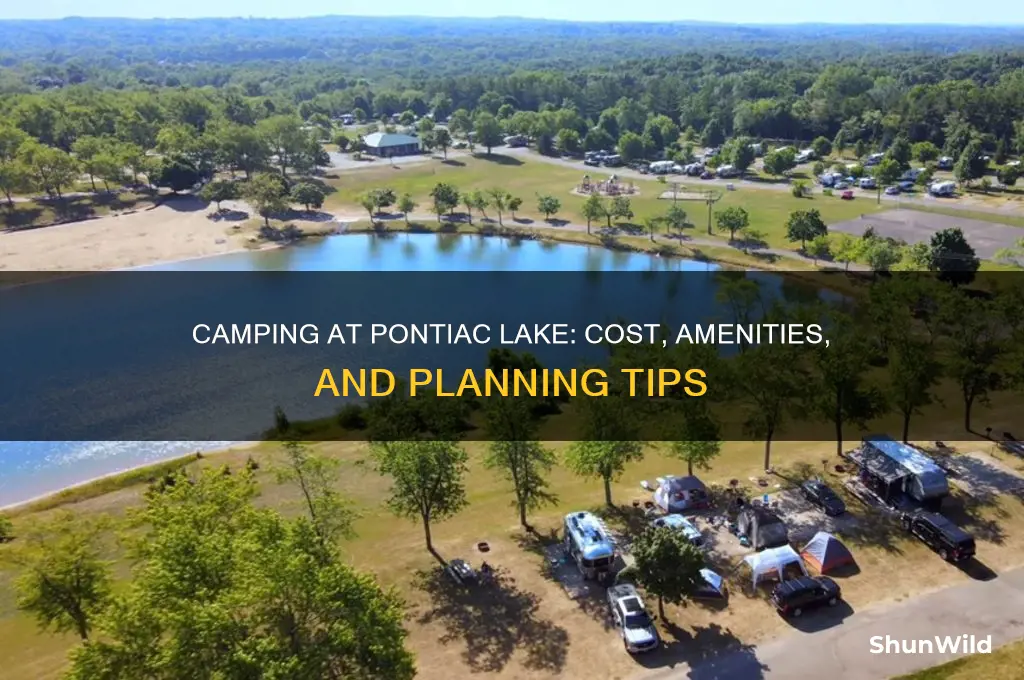how much is camping at pontiac lk