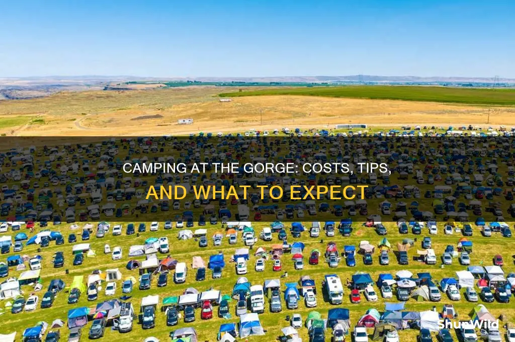 how much is camping at the gorge