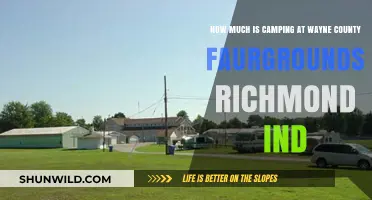 Camping Costs at Wayne County Fairgrounds in Richmond, Indiana