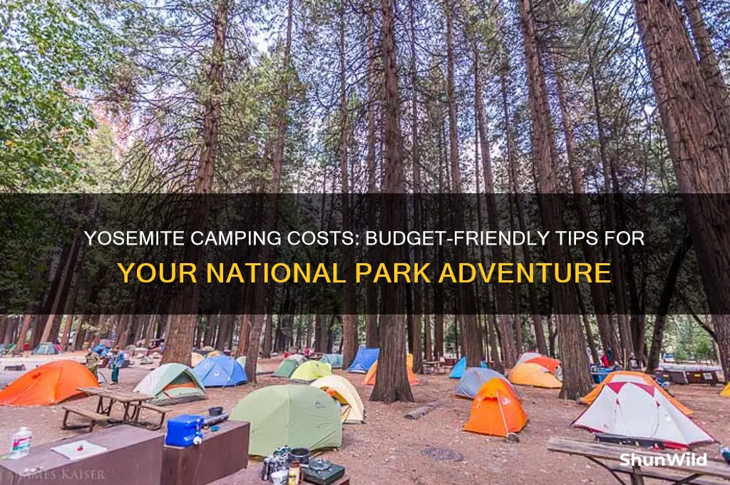 how much is camping at yosemite