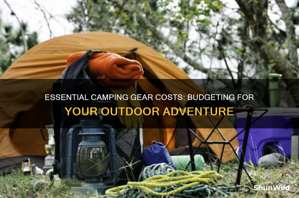 how much is camping equipment