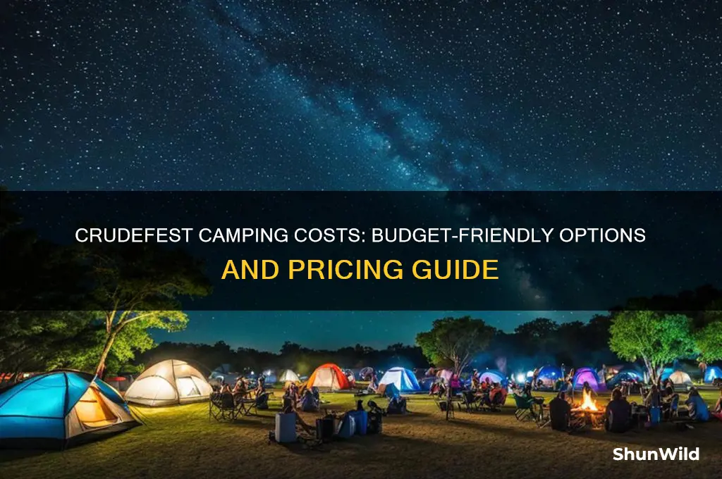 how much is camping for crudefest