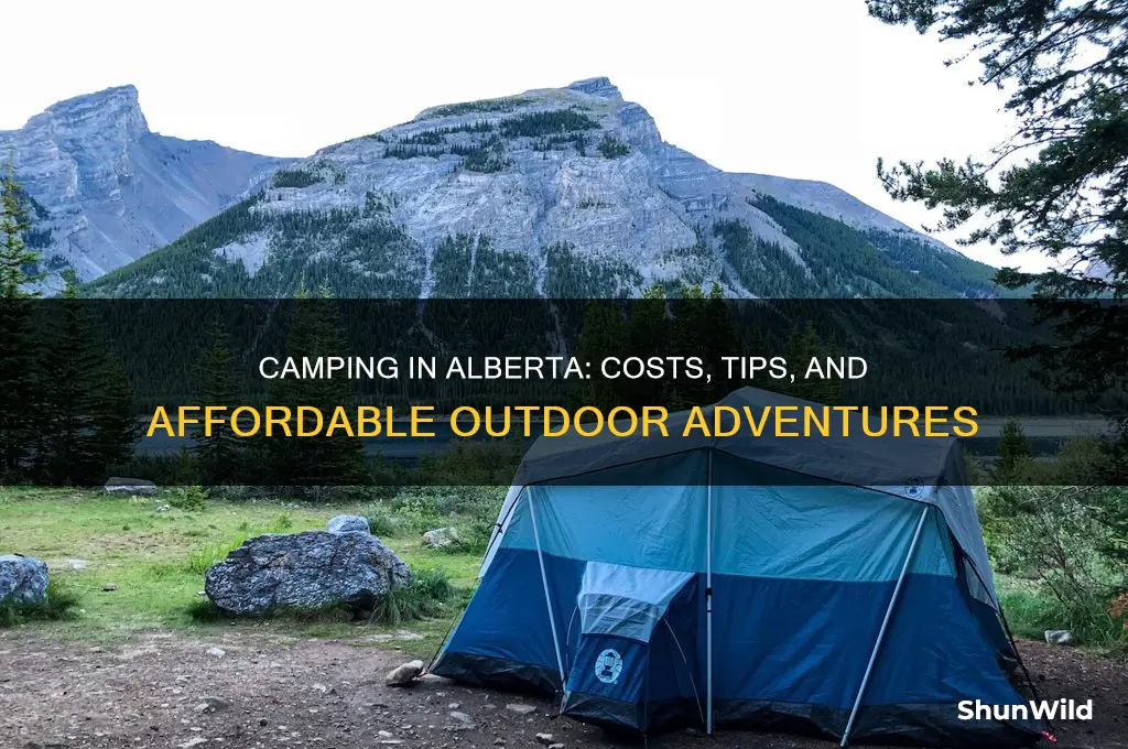 how much is camping in alberta
