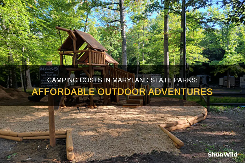 how much is camping in maryland state parks