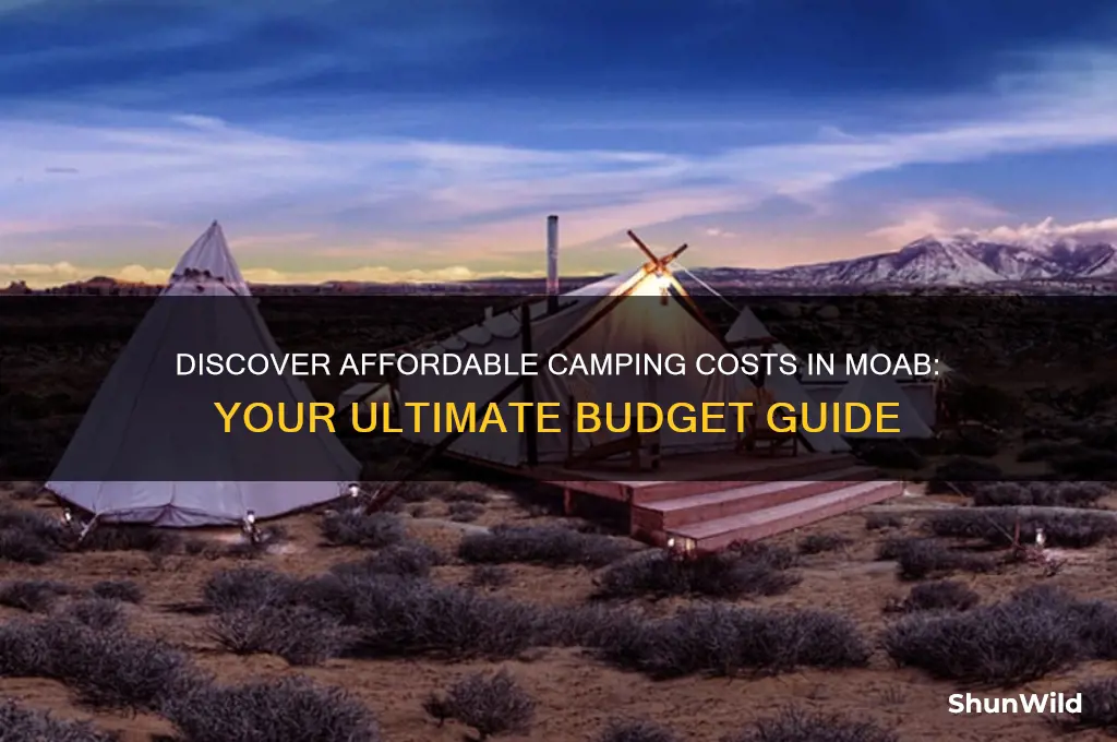 how much is camping in moab