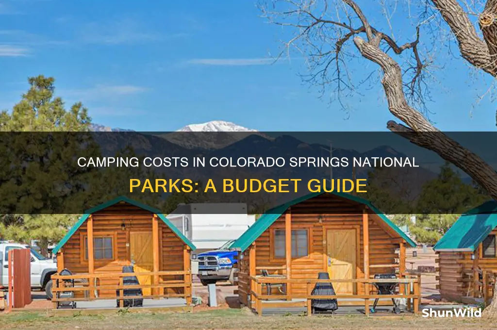 how much is camping in national parks in colorado springs