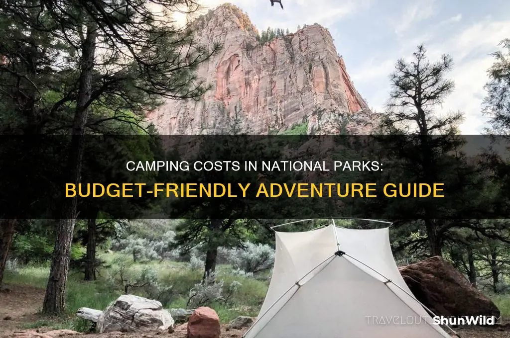 how much is camping in national parks