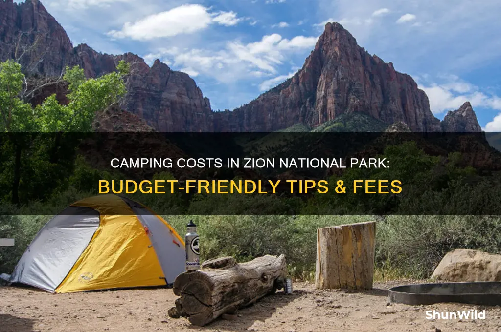 how much is camping in zion national park