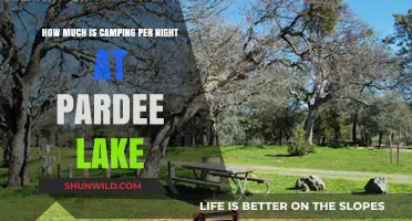 Pardee Lake Camping Costs: Nightly Rates and Budget Tips