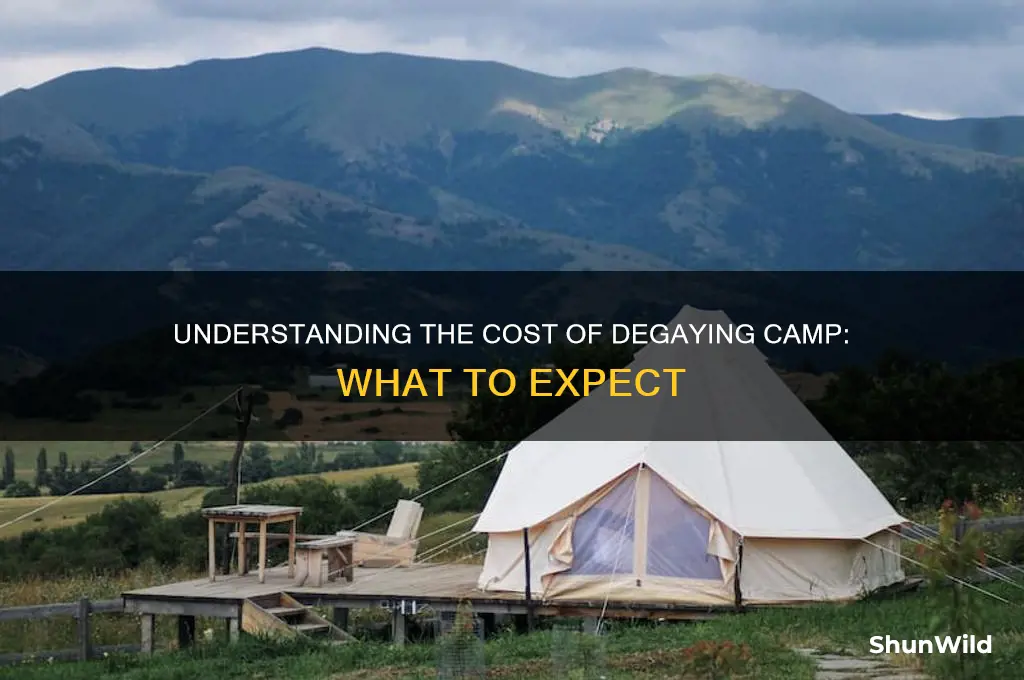 how much is degaying camp