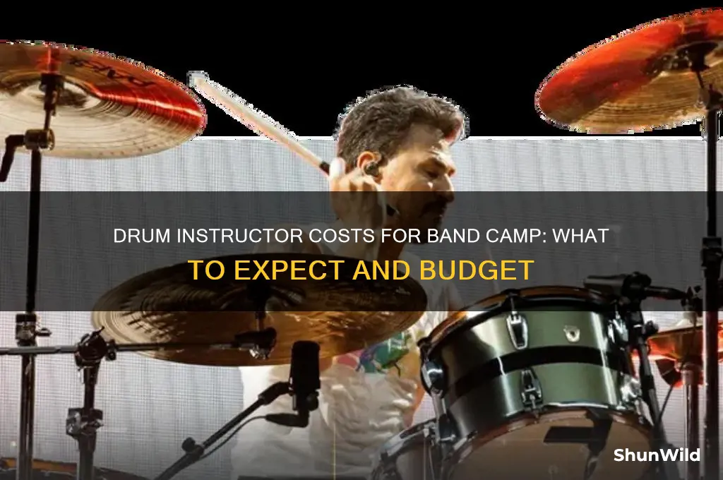 how much is drum instructors for band camp