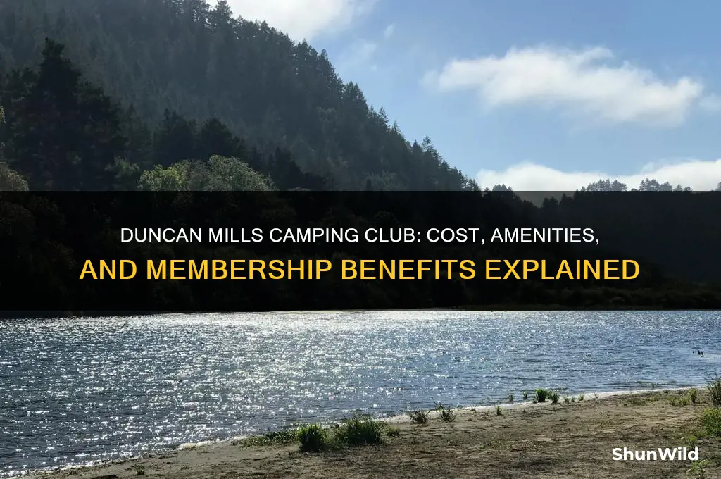 how much is duncan mills camping club