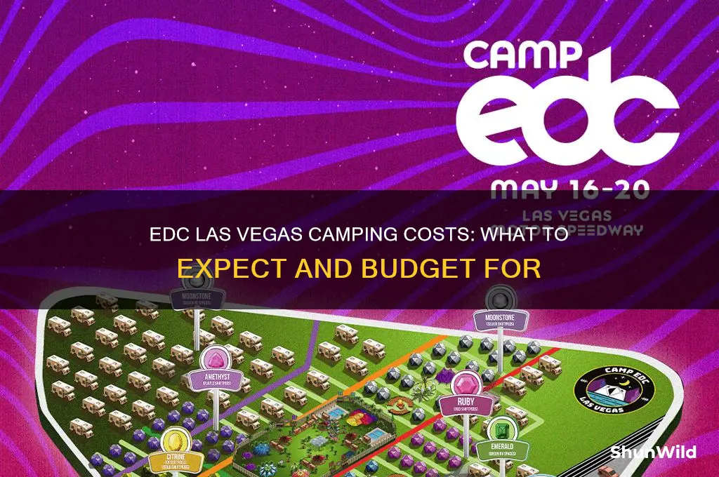 how much is edc las vegas camping