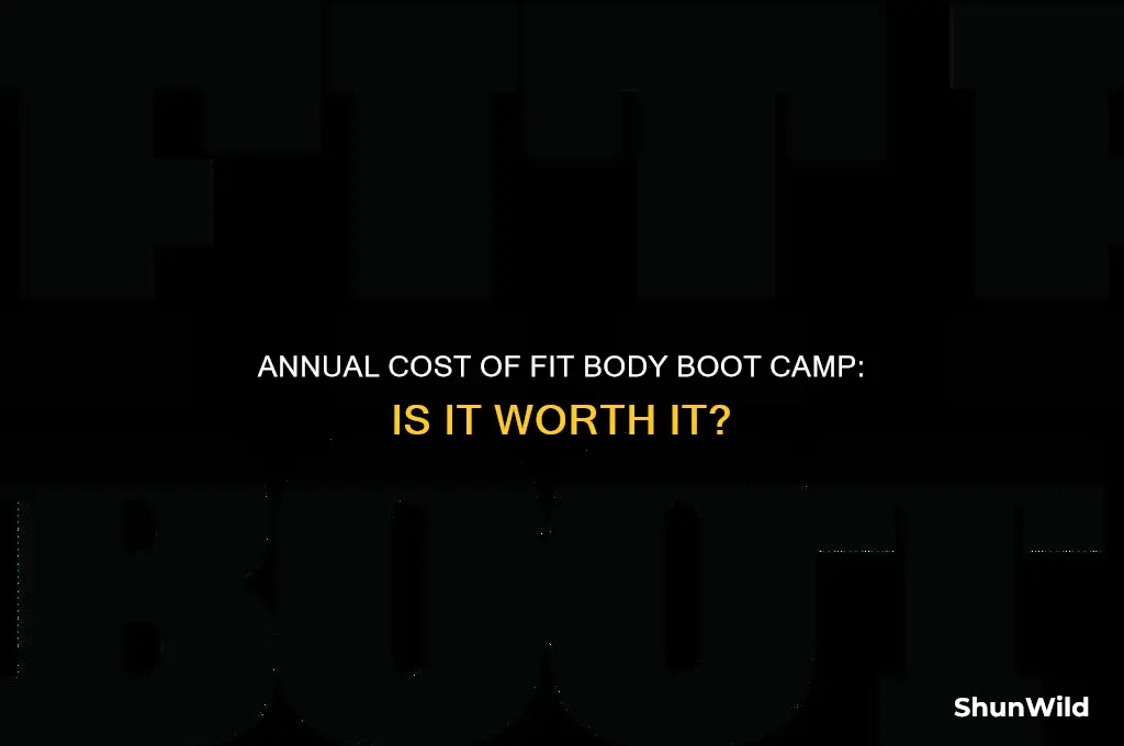 how much is fit body boot camp per year