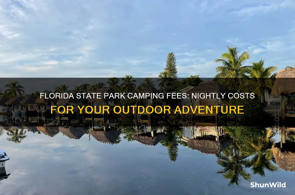 how much is florida state park camping per night stay