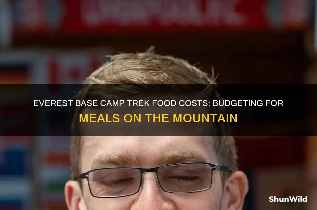 how much is food on everest base camp trek