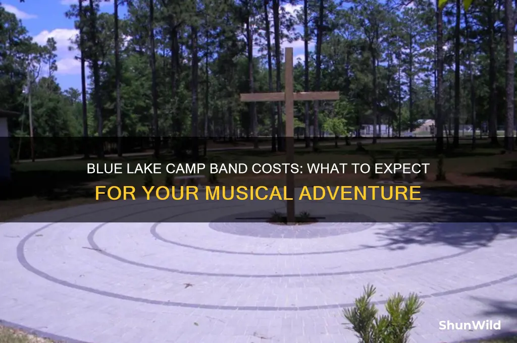how much is it for blue lake camp for band