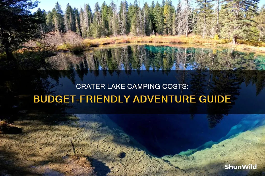 how much is it to camp at crater lake
