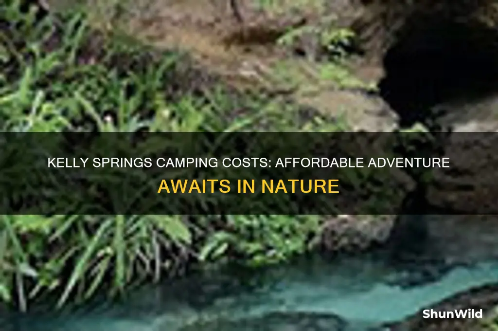 how much is it to camp at kelly springs