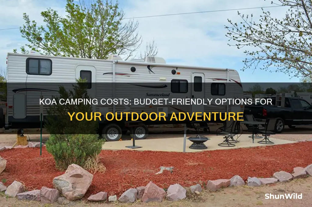 how much is it to camp at koa