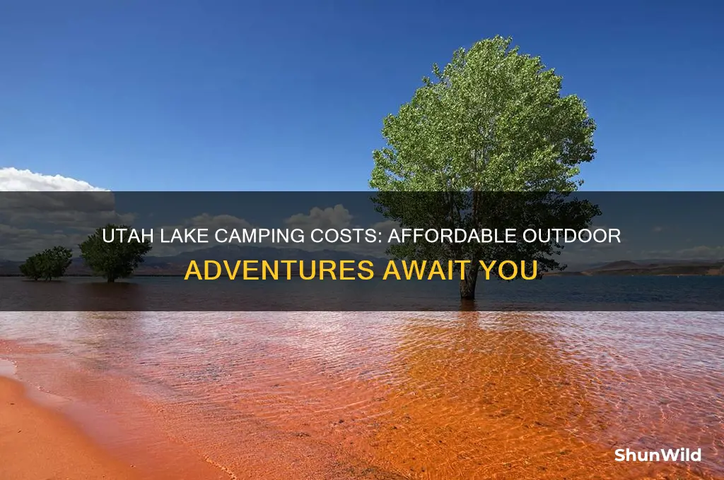 how much is it to camp at lake in utah