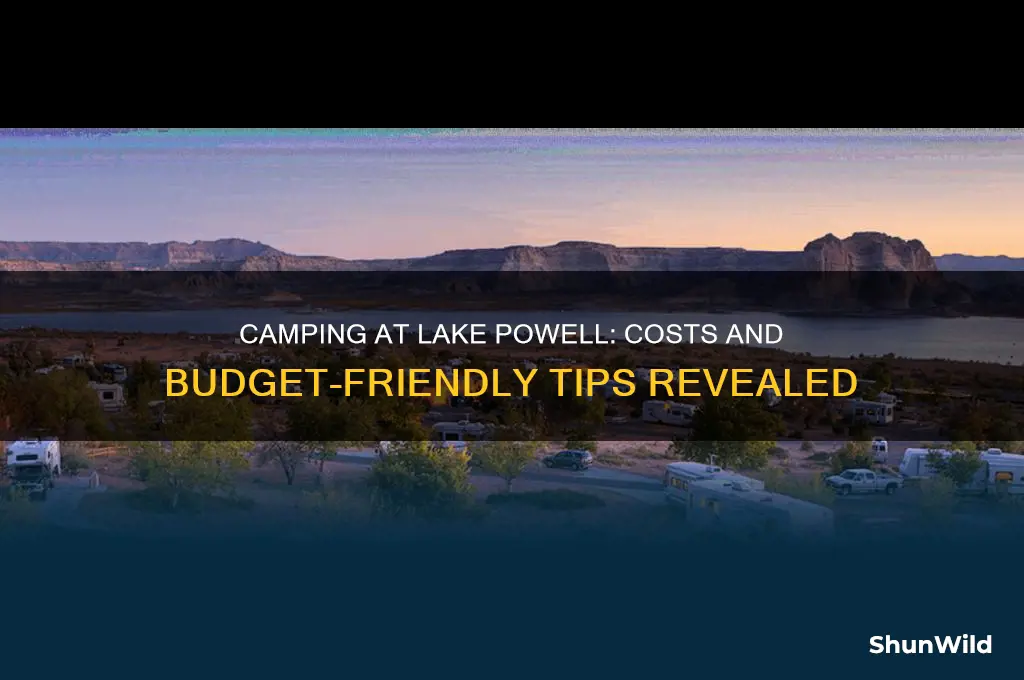 how much is it to camp at lake powell