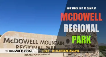 Camping Costs at McDowell Regional Park: What to Expect
