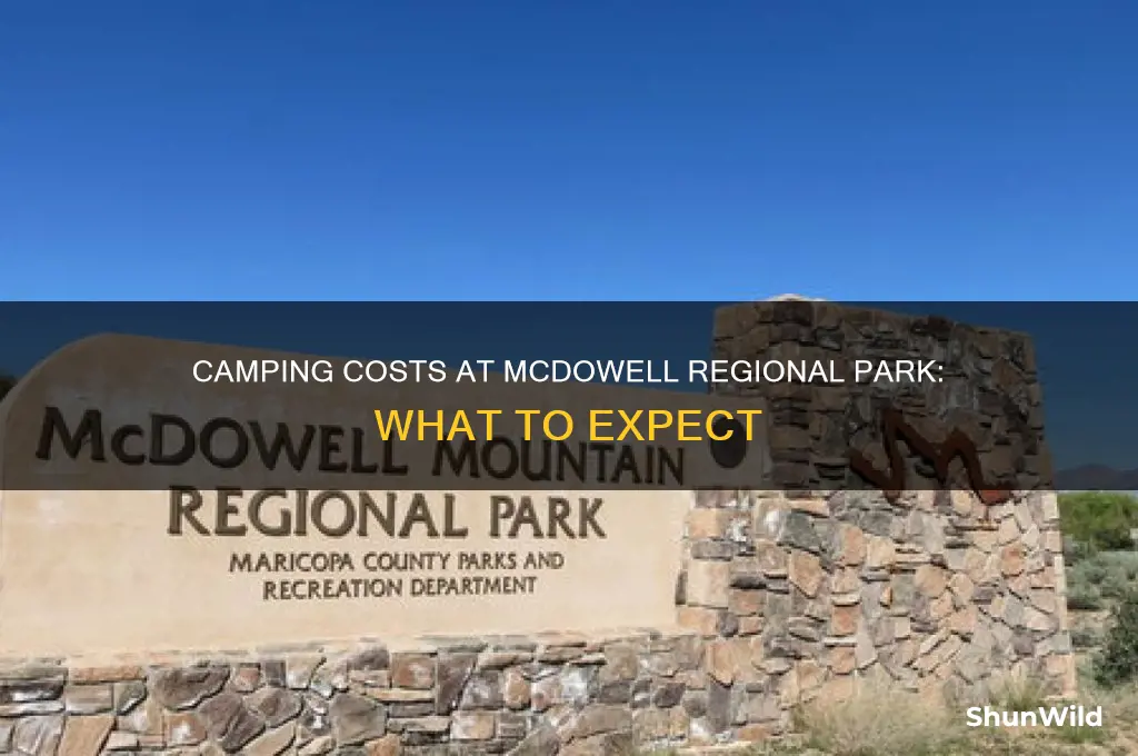 how much is it to camp at mcdowell regional park