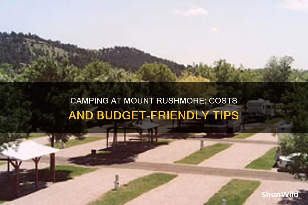 how much is it to camp at mt rushmore