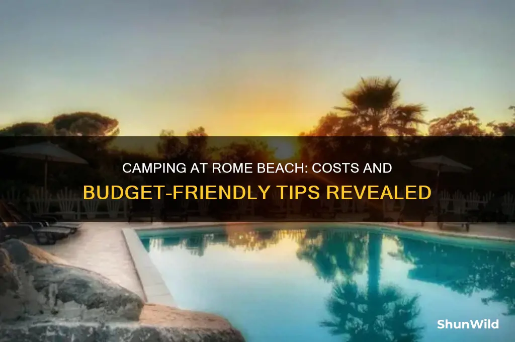 how much is it to camp at rome beach
