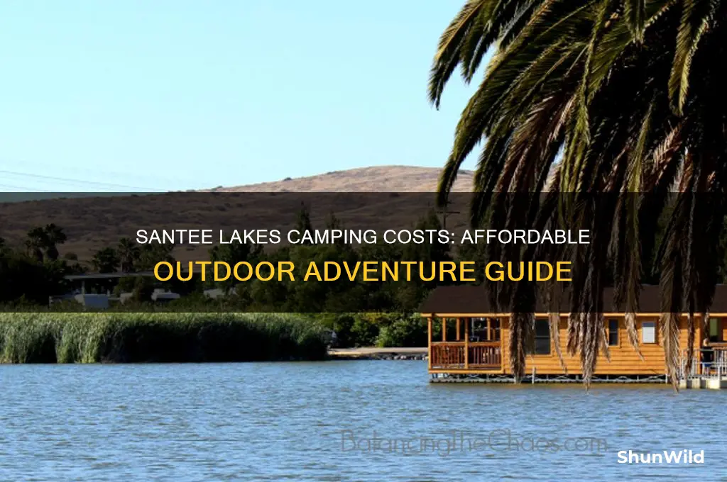 how much is it to camp at santee lakes