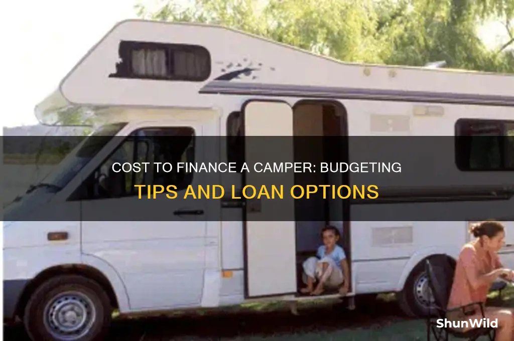 how much is it to finance a camper