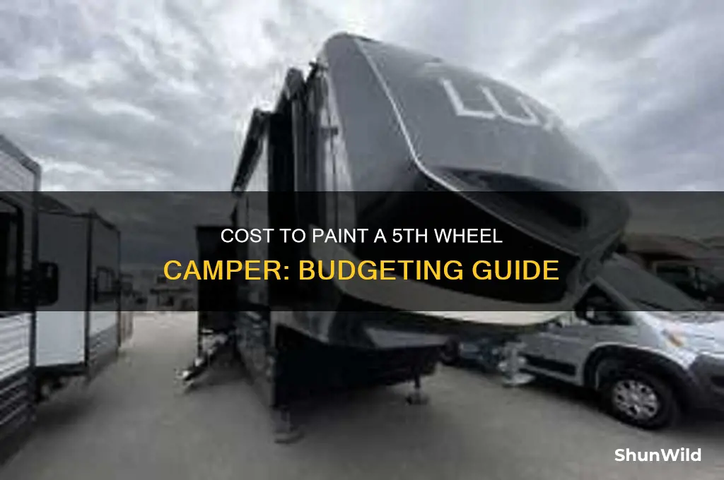 how much is it to paint a 5th wheel camper