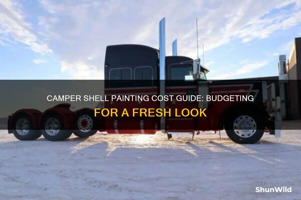 how much is it to paint a camper shell